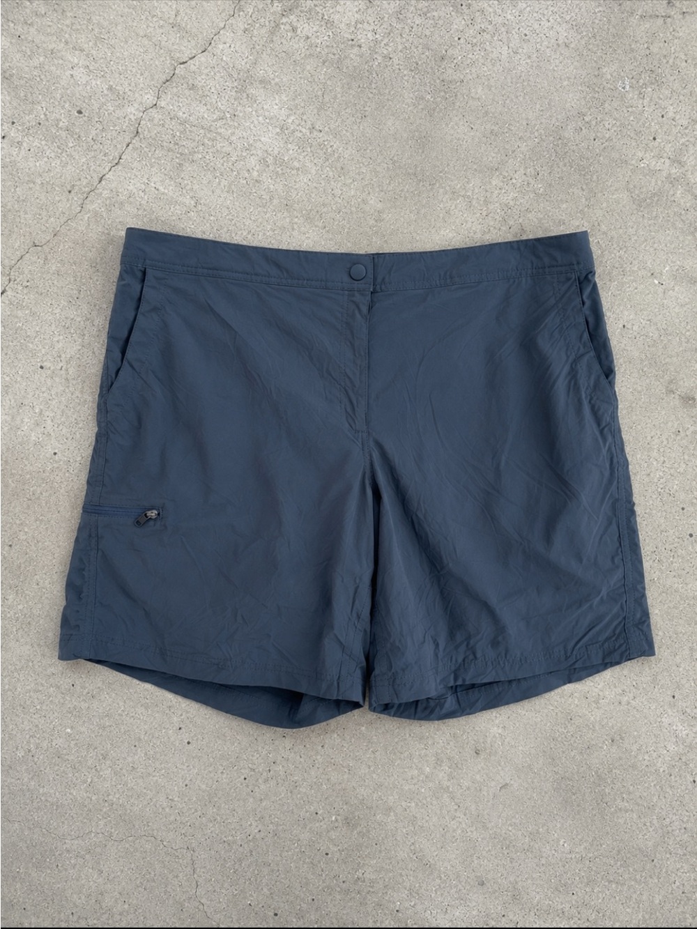 L.L.Bean Comfort Trail Shorts Women’s 20 Gray Hiking Outdoor Quick Dry